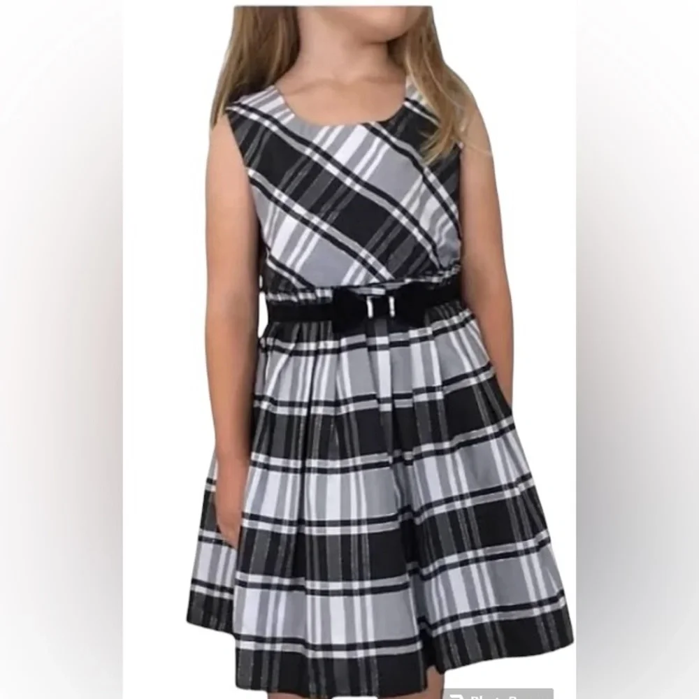 Jona Michelle Plaid Special Occasion Dress Size 12 Girls